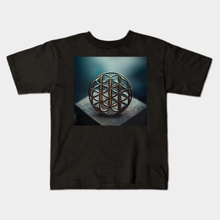 Flower Of Life - Lotos Kids T-Shirt